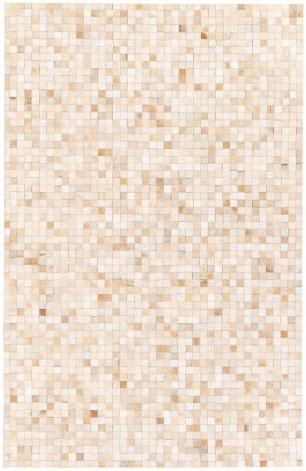Detail image of 5' 2 x 7' 11 Cowhide Stocks Rug