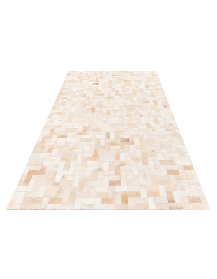 Detail image of 5' x 7' 11 Cowhide Stocks Rug