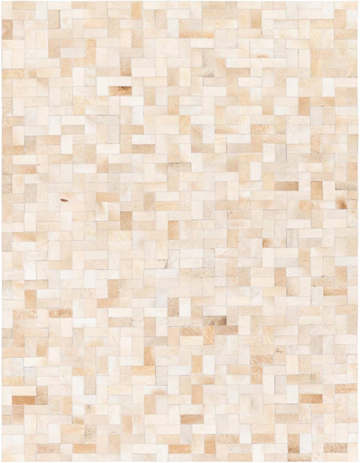 Detail image of 5' x 7' 11 Cowhide Stocks Rug