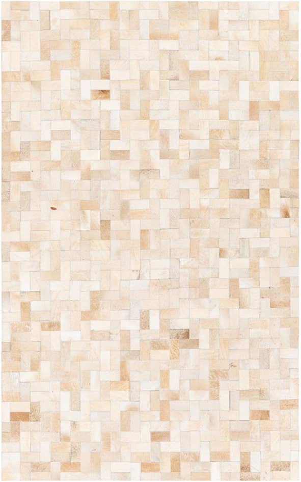 Detail image of 5' x 7' 11 Cowhide Stocks Rug