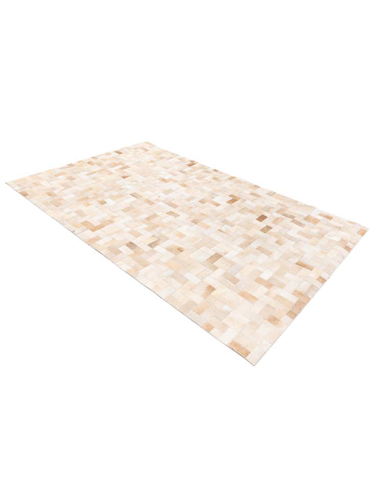 Detail image of 5' x 7' 11 Cowhide Stocks Rug