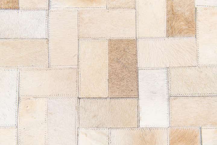 5' x 7' 11 Cowhide Stocks Rug