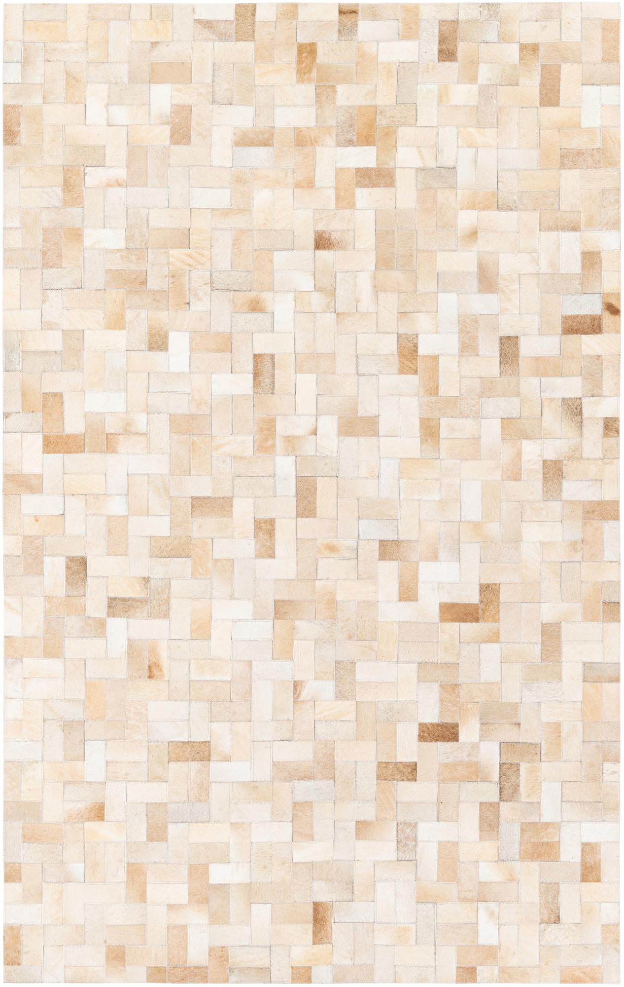 5' x 7' 11 Cowhide Stocks Rug