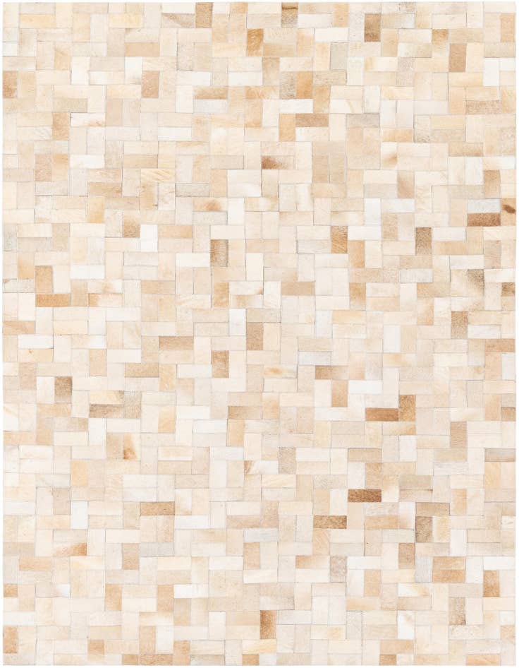 Detail image of 5' x 7' 11 Cowhide Stocks Rug