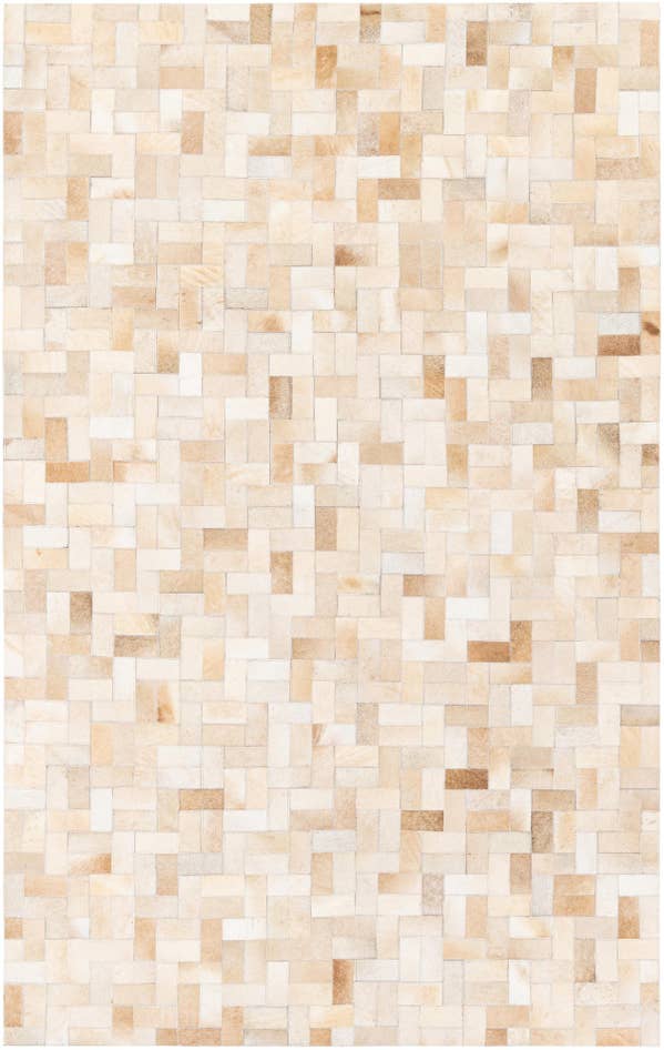 Detail image of 5' x 7' 11 Cowhide Stocks Rug