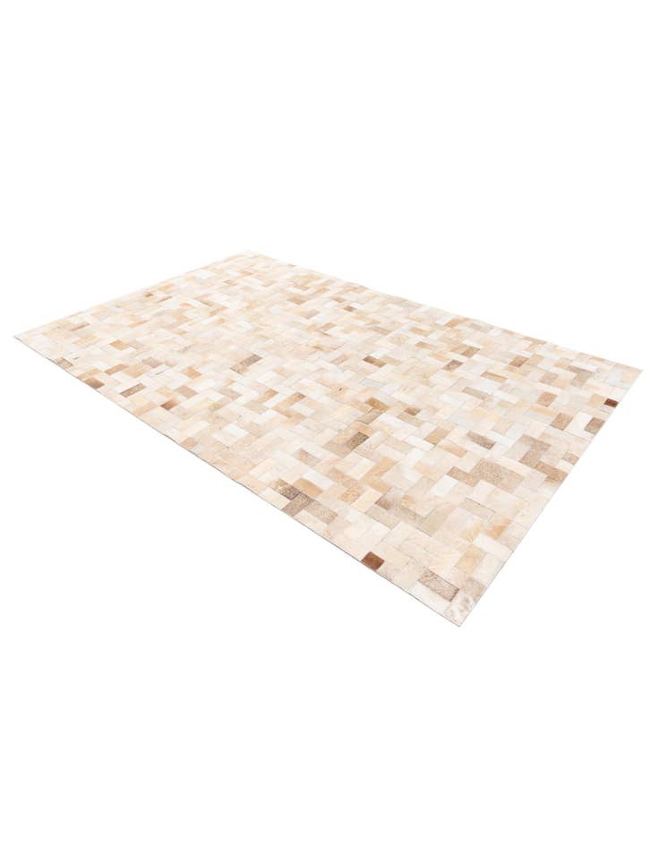 Detail image of 5' x 7' 11 Cowhide Stocks Rug