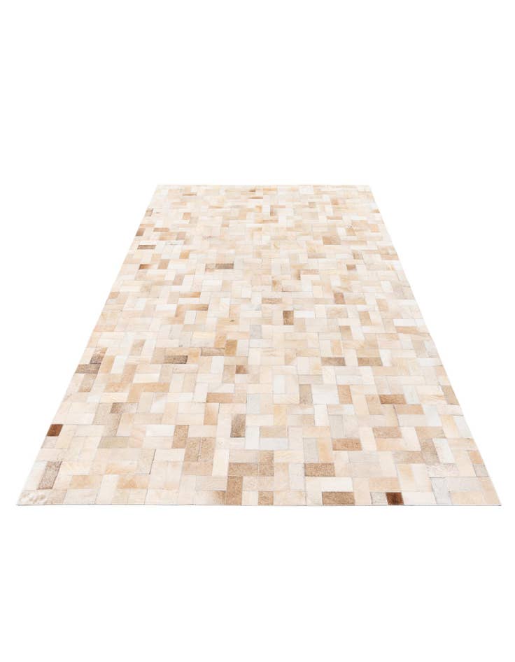 Detail image of 5' x 7' 11 Cowhide Stocks Rug