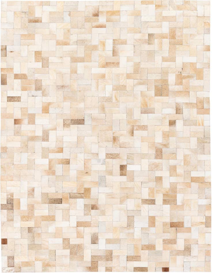 Detail image of 5' x 7' 11 Cowhide Stocks Rug