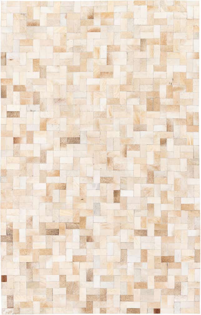 5' x 7' 11 Cowhide Stocks Rug
