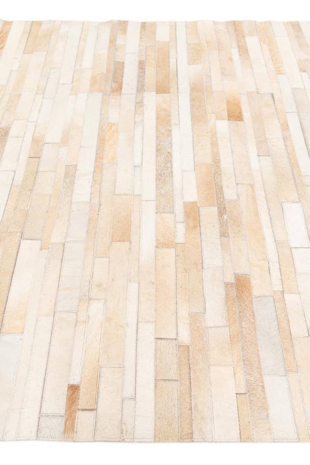 Detail image of 5' x 8' Cowhide Stocks Rug