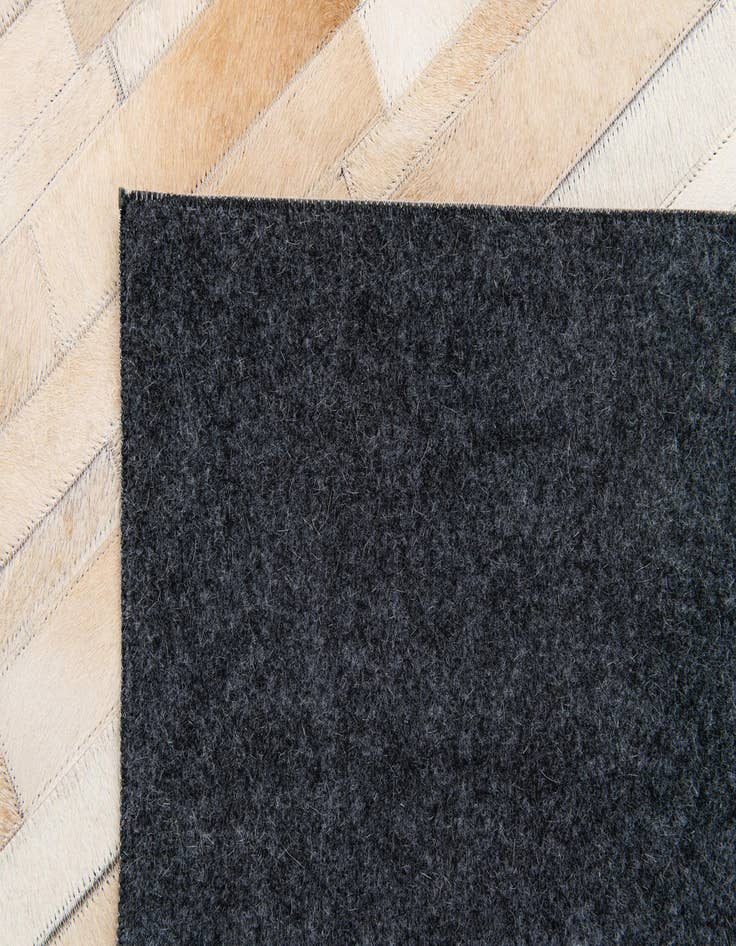 Detail image of 5' x 8' Cowhide Stocks Rug