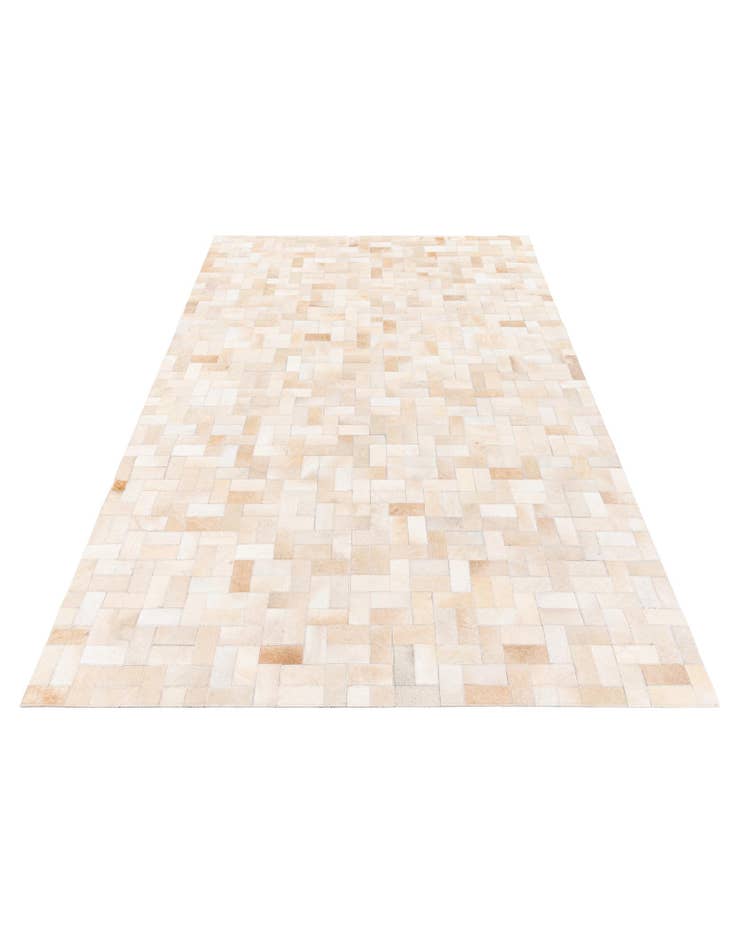 Detail image of 4' 11 x 7' 11 Cowhide Stocks Rug