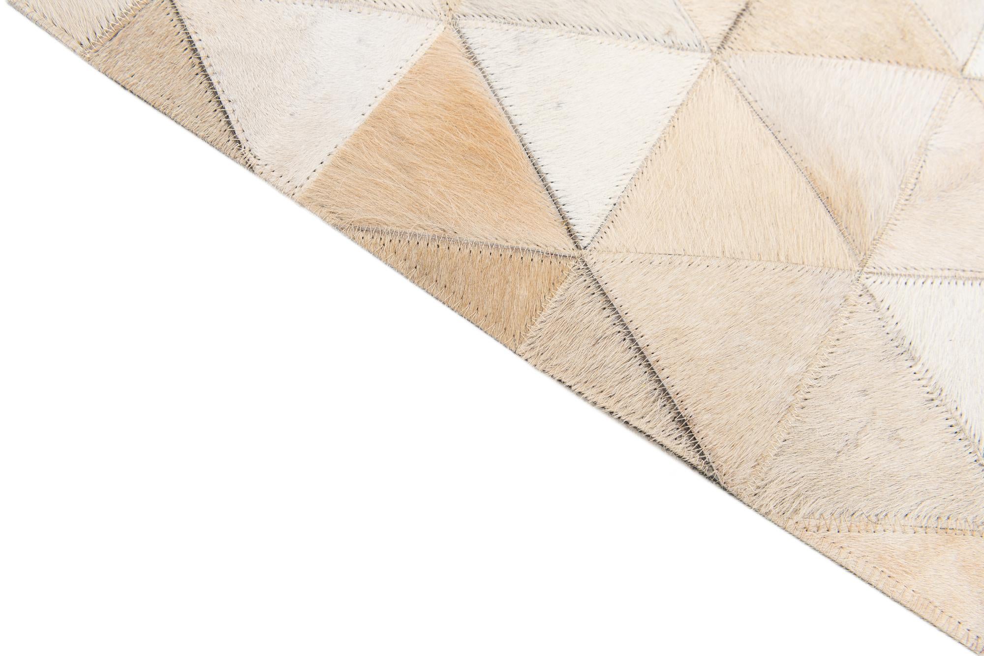 5' 1 x 8' 1 Cowhide Stocks Rug