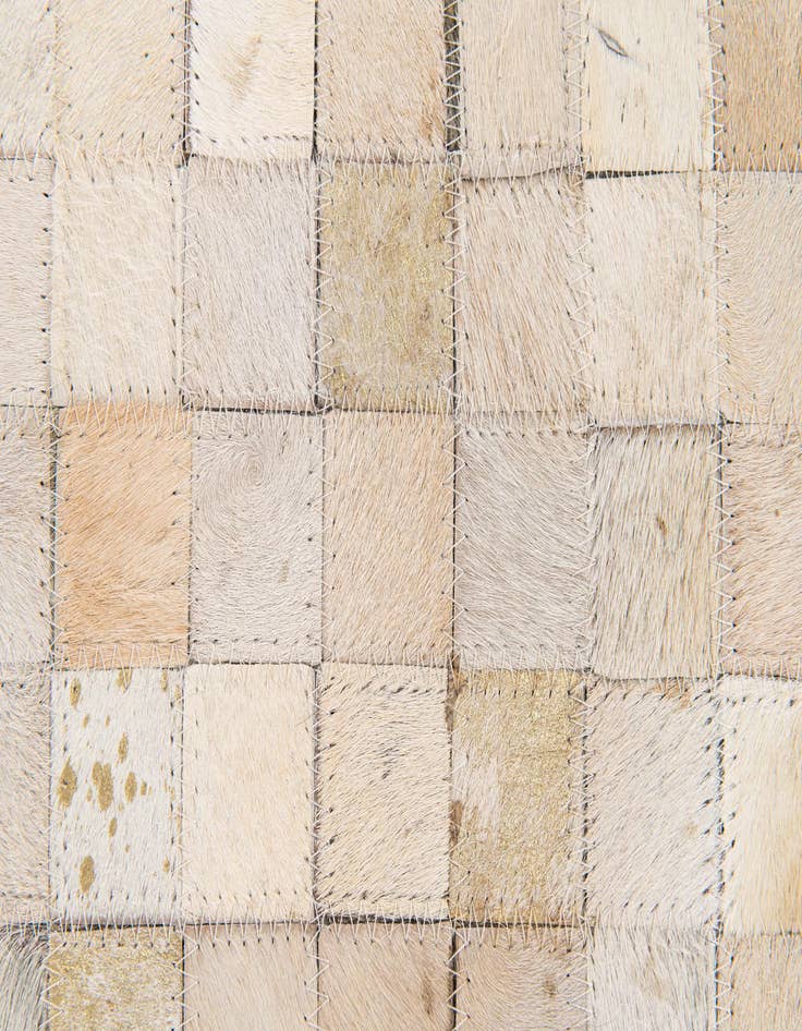 Detail image of 5' 4 x 7' 5 Cowhide Stocks Rug