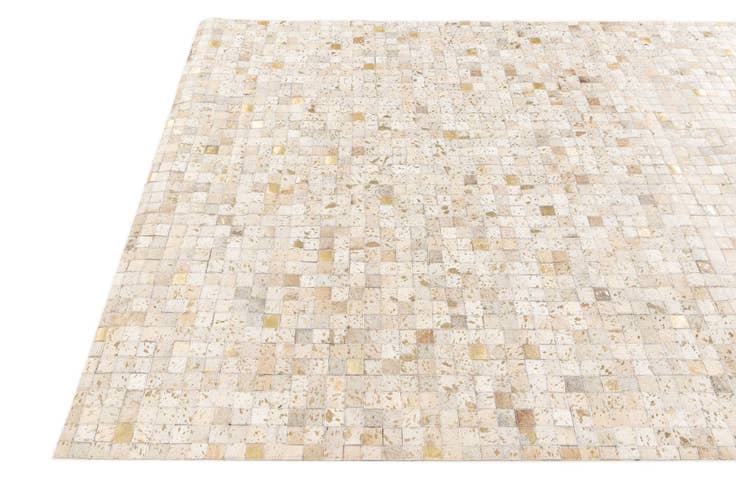 Detail image of 5' 4 x 8' 1 Cowhide Stocks Rug