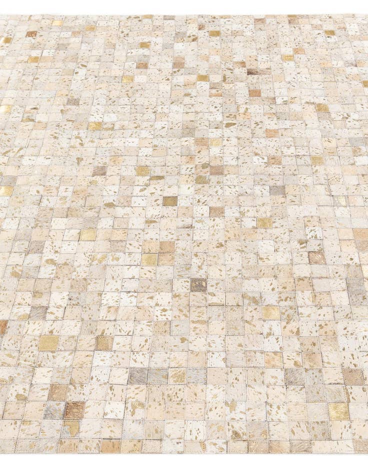 Detail image of 5' 4 x 8' 1 Cowhide Stocks Rug