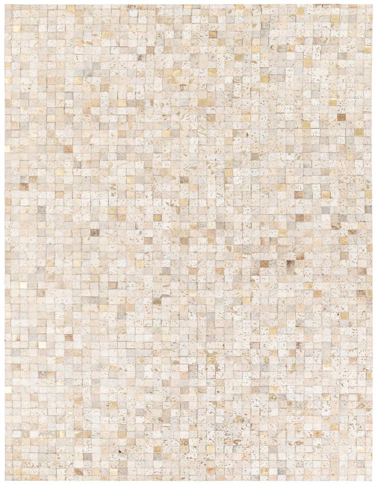 Detail image of 5' 4 x 8' 1 Cowhide Stocks Rug