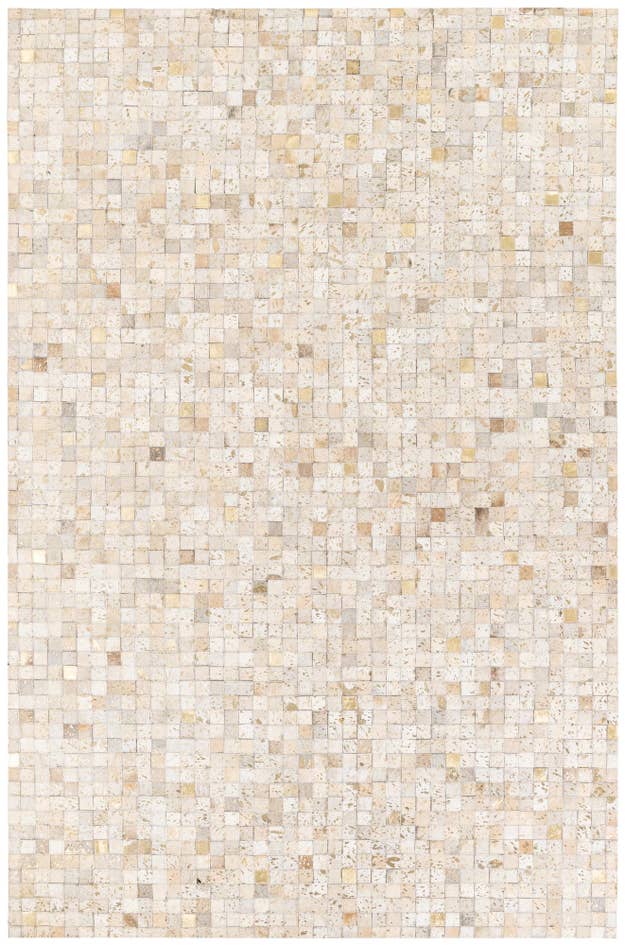 Detail image of 5' 4 x 8' 1 Cowhide Stocks Rug