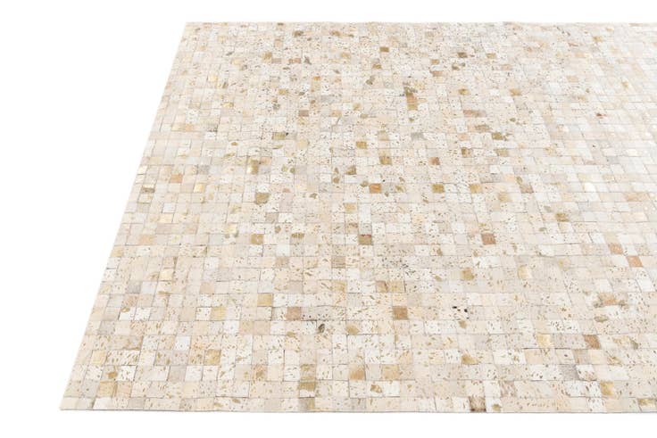 Detail image of 5' 3 x 7' 6 Cowhide Stocks Rug