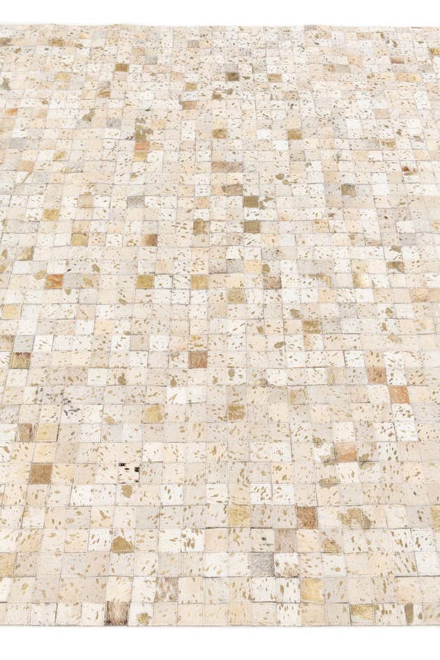 Detail image of 5' 3 x 7' 6 Cowhide Stocks Rug