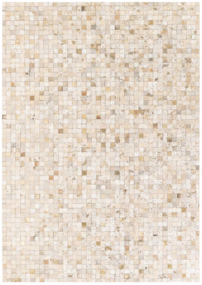 Detail image of 5' 3 x 7' 6 Cowhide Stocks Rug