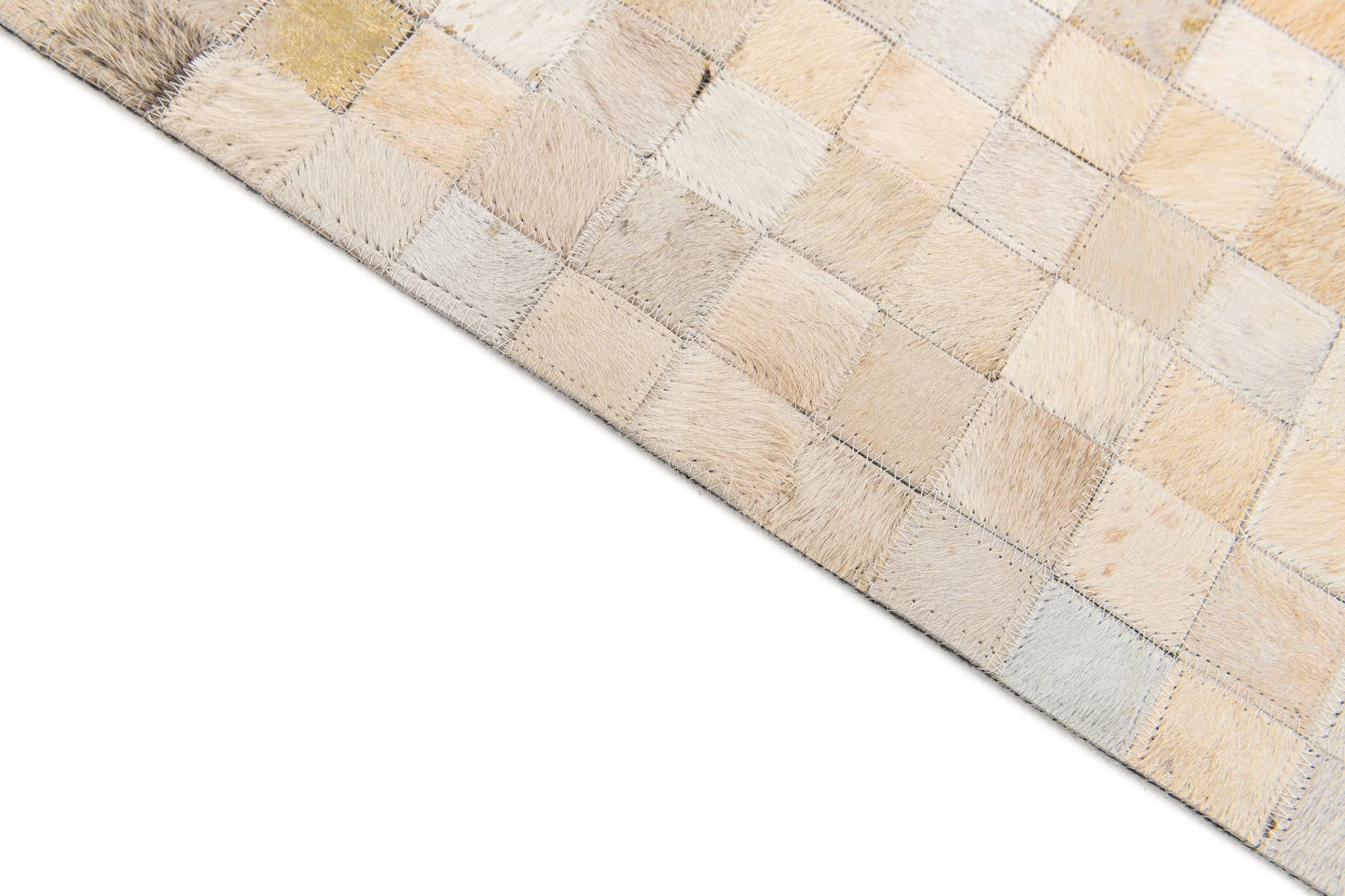5' 3 x 7' 6 Cowhide Stocks Rug