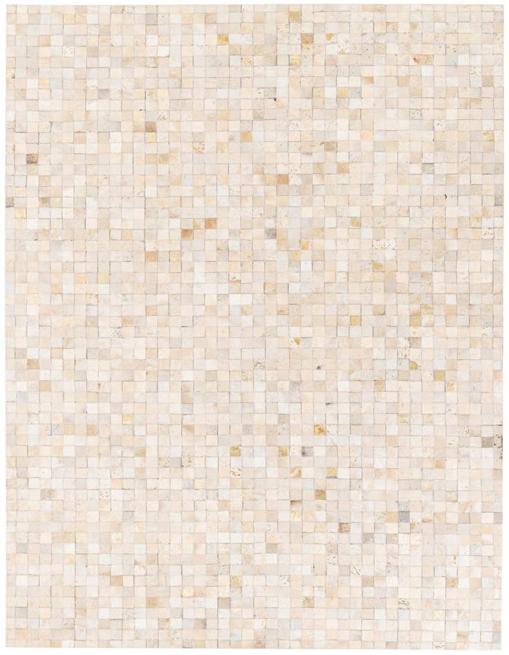 Detail image of 5' 3 x 7' 6 Cowhide Stocks Rug