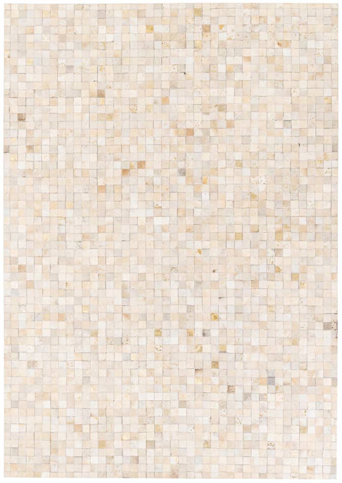 Detail image of 5' 3 x 7' 6 Cowhide Stocks Rug