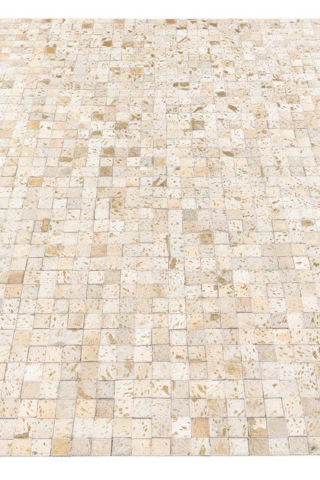 Detail image of 5' 3 x 7' 6 Cowhide Stocks Rug