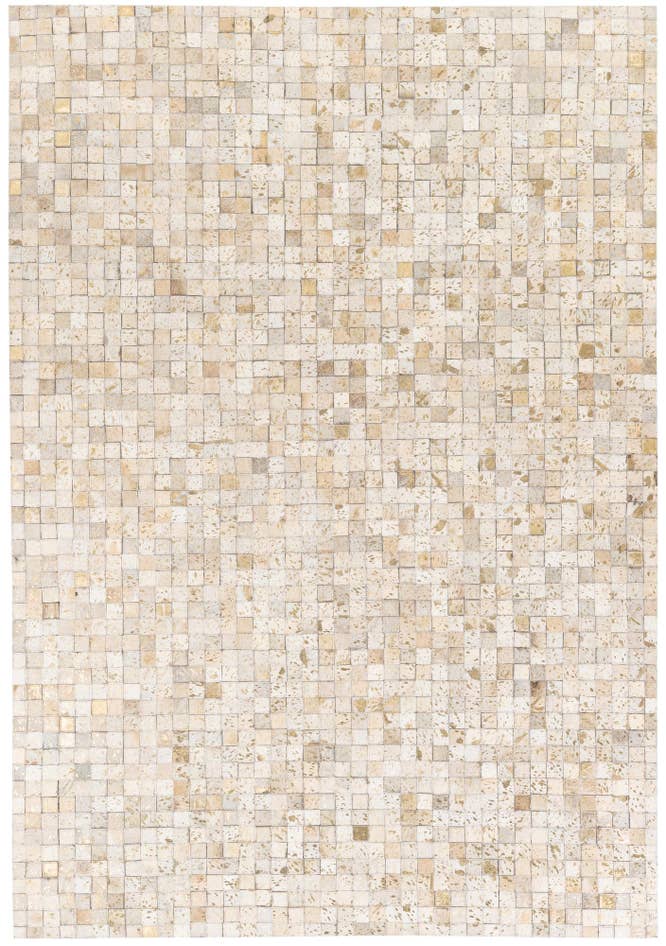 Detail image of 5' 3 x 7' 6 Cowhide Stocks Rug