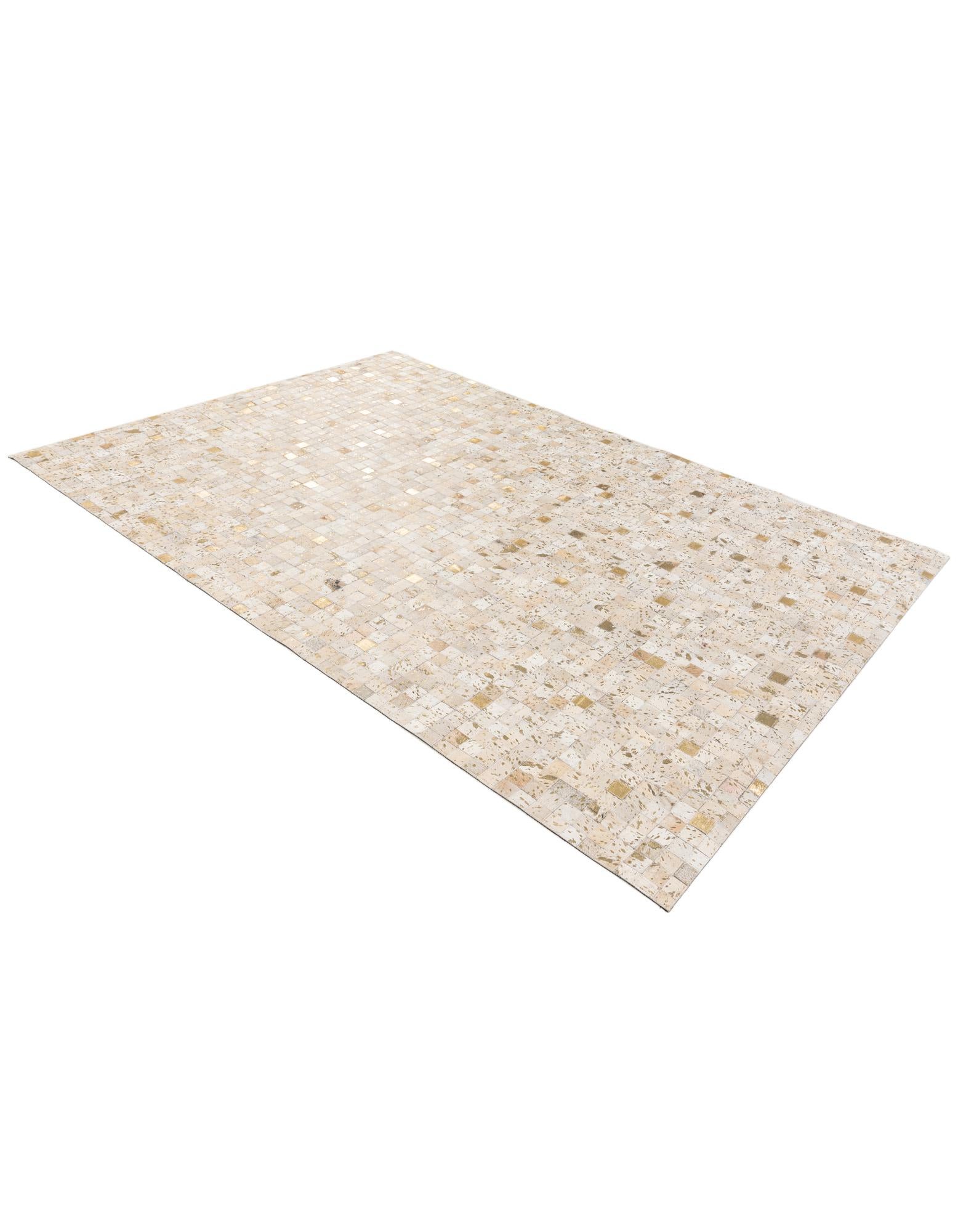 5' 3 x 7' 5 Cowhide Stocks Rug