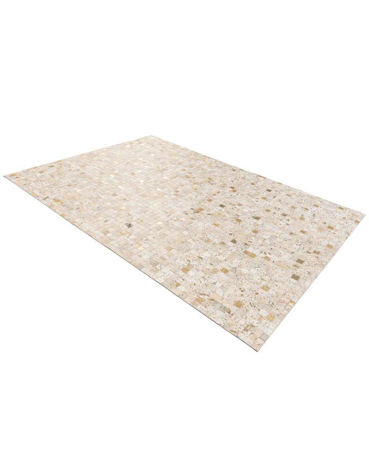 5' 3 x 7' 5 Cowhide Stocks Rug