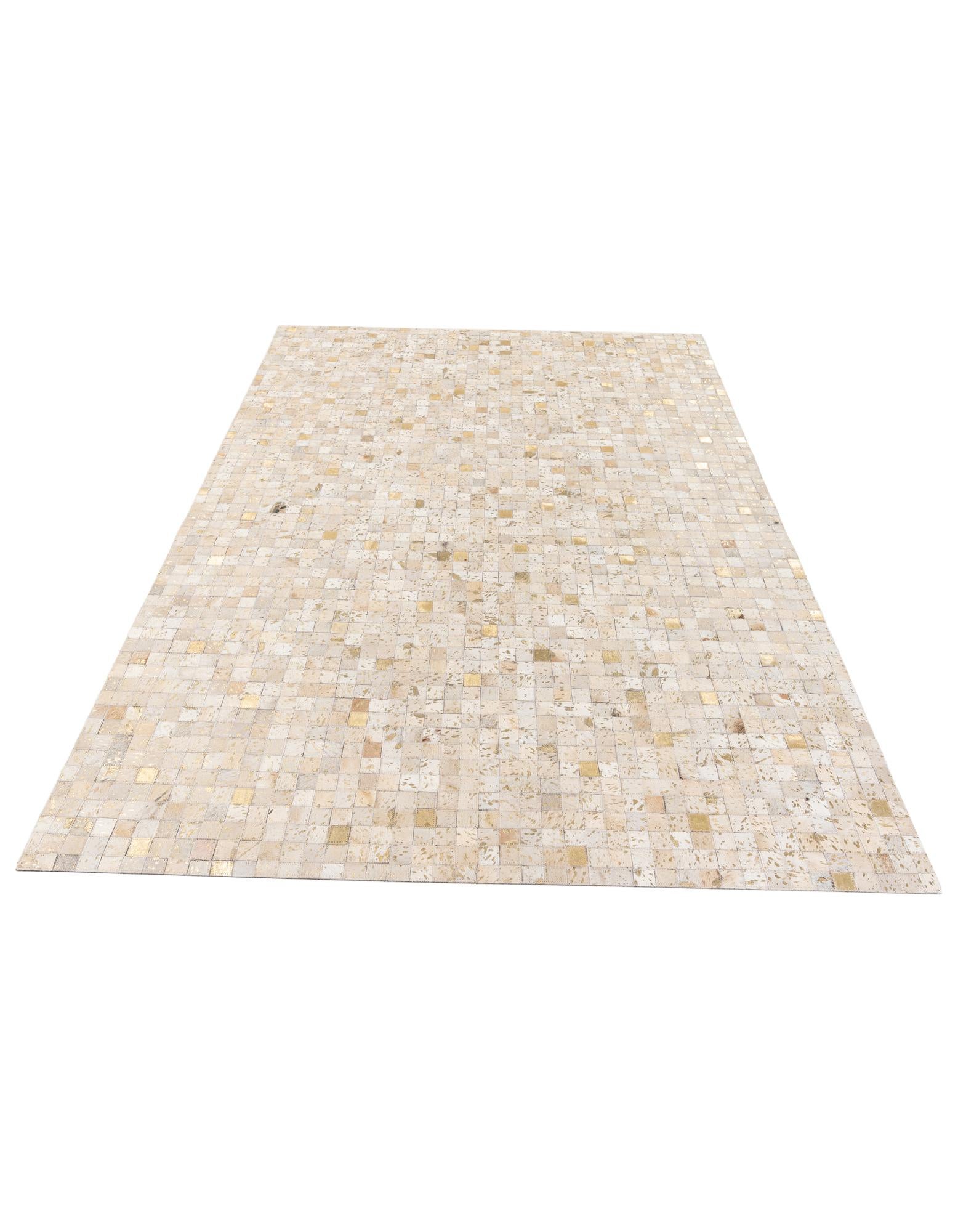 5' 3 x 7' 5 Cowhide Stocks Rug