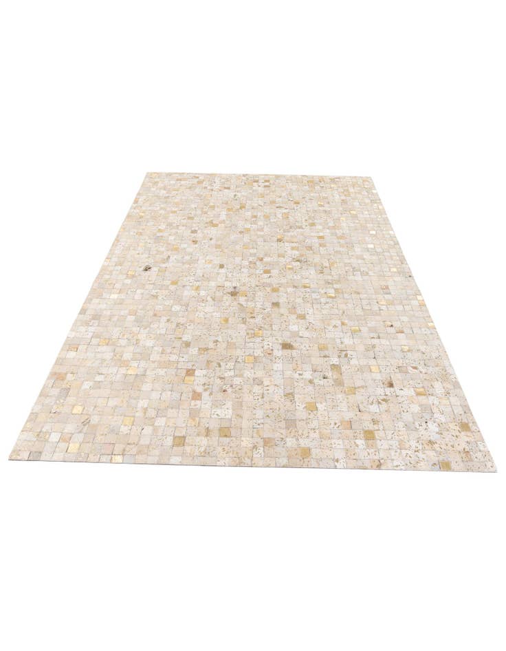 Detail image of 5' 3 x 7' 5 Cowhide Stocks Rug