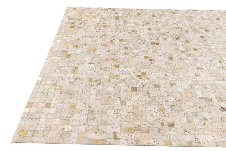Detail image of 5' 3 x 7' 5 Cowhide Stocks Rug