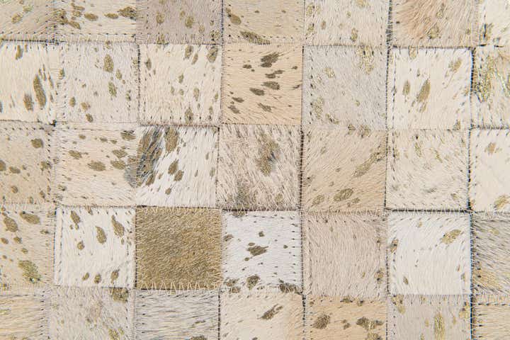 5' 3 x 7' 5 Cowhide Stocks Rug