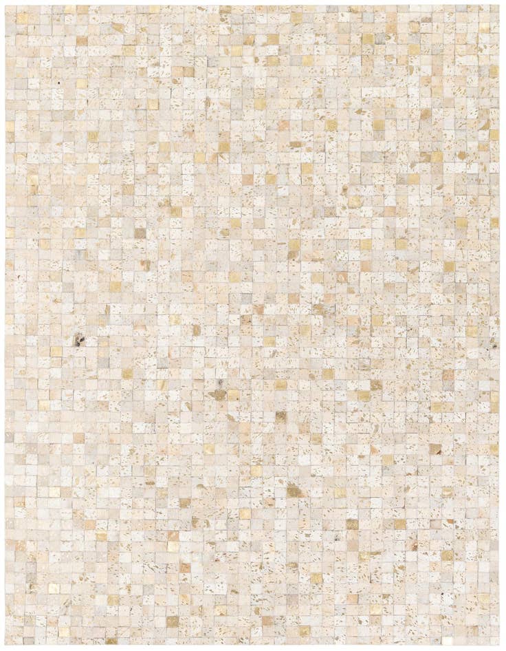Detail image of 5' 3 x 7' 5 Cowhide Stocks Rug