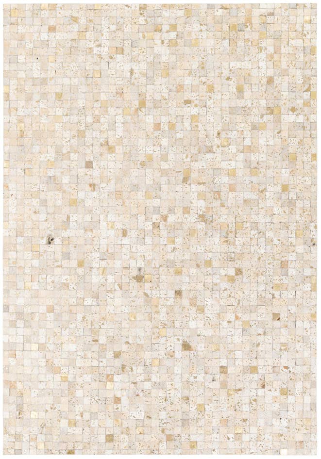 Detail image of 5' 3 x 7' 5 Cowhide Stocks Rug