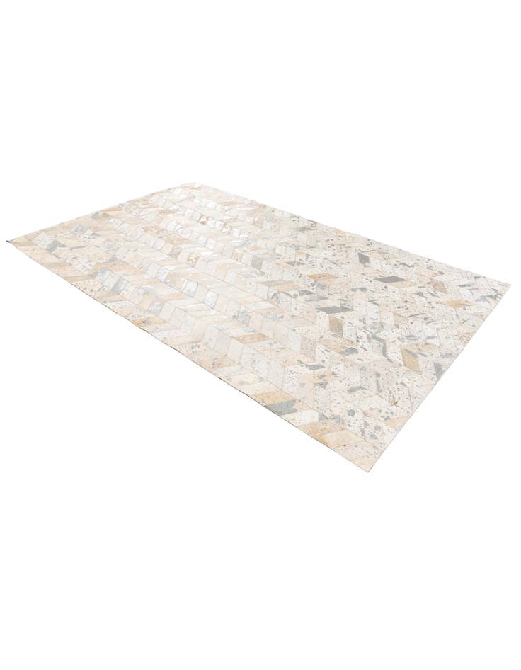 Detail image of 4' 11 x 7' 11 Cowhide Stocks Rug