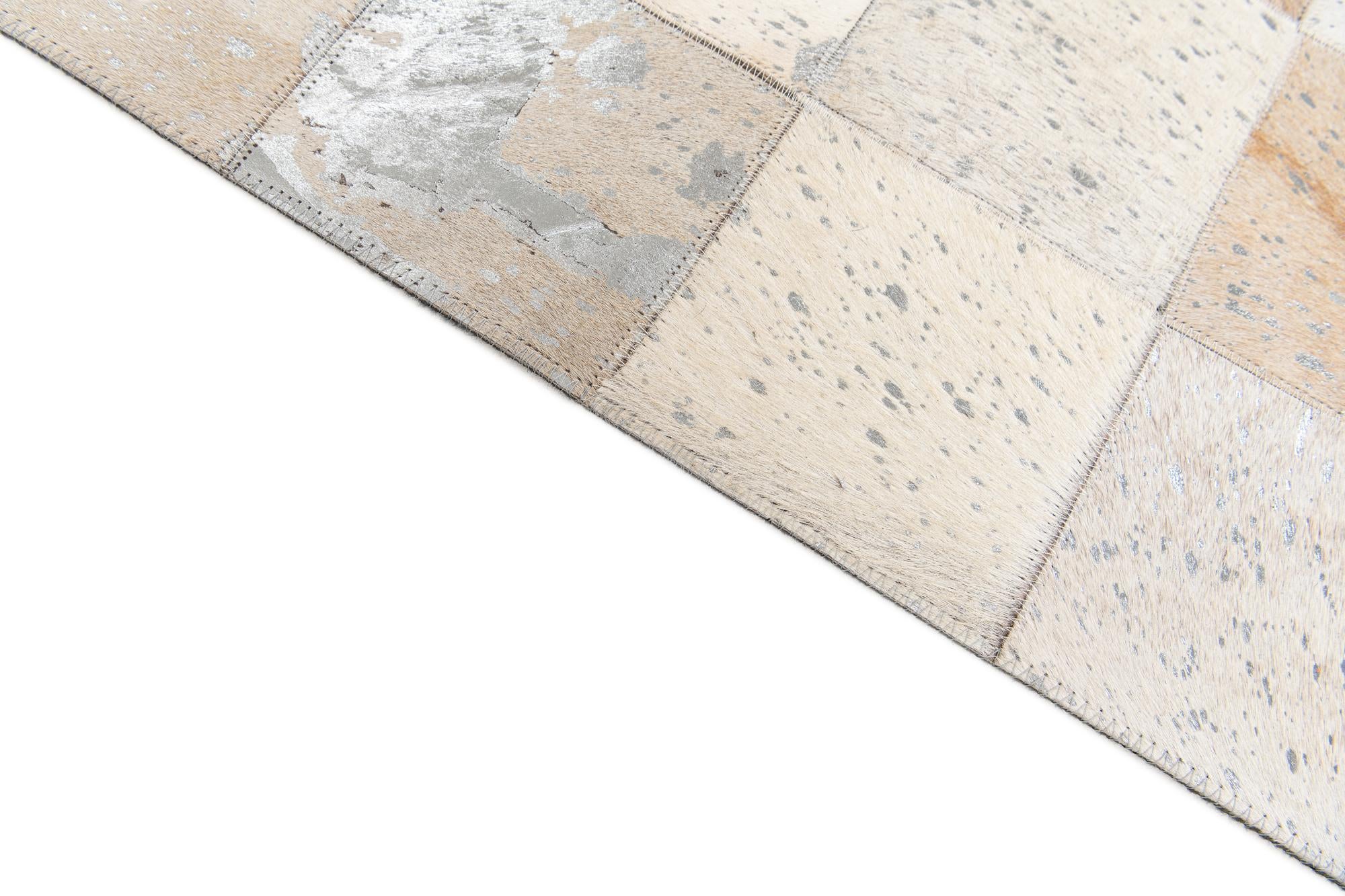 5' 2 x 8' 1 Cowhide Stocks Rug