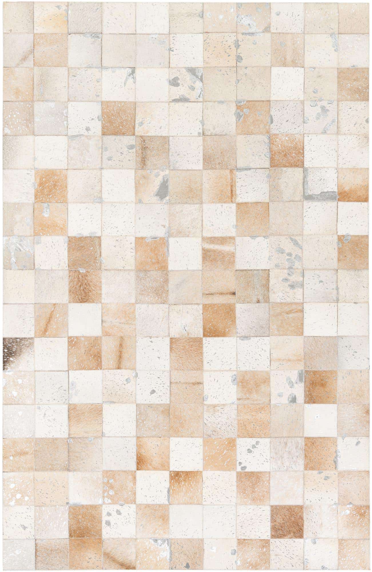 5' 2 x 8' 1 Cowhide Stocks Rug