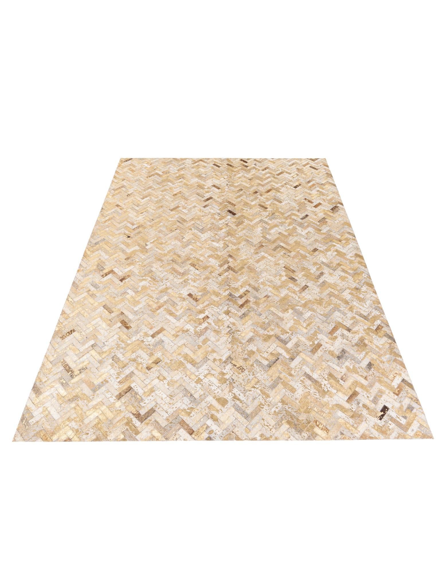 5' 5 x 7' 6 Cowhide Stocks Rug