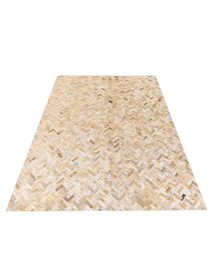 Detail image of 5' 5 x 7' 6 Cowhide Stocks Rug