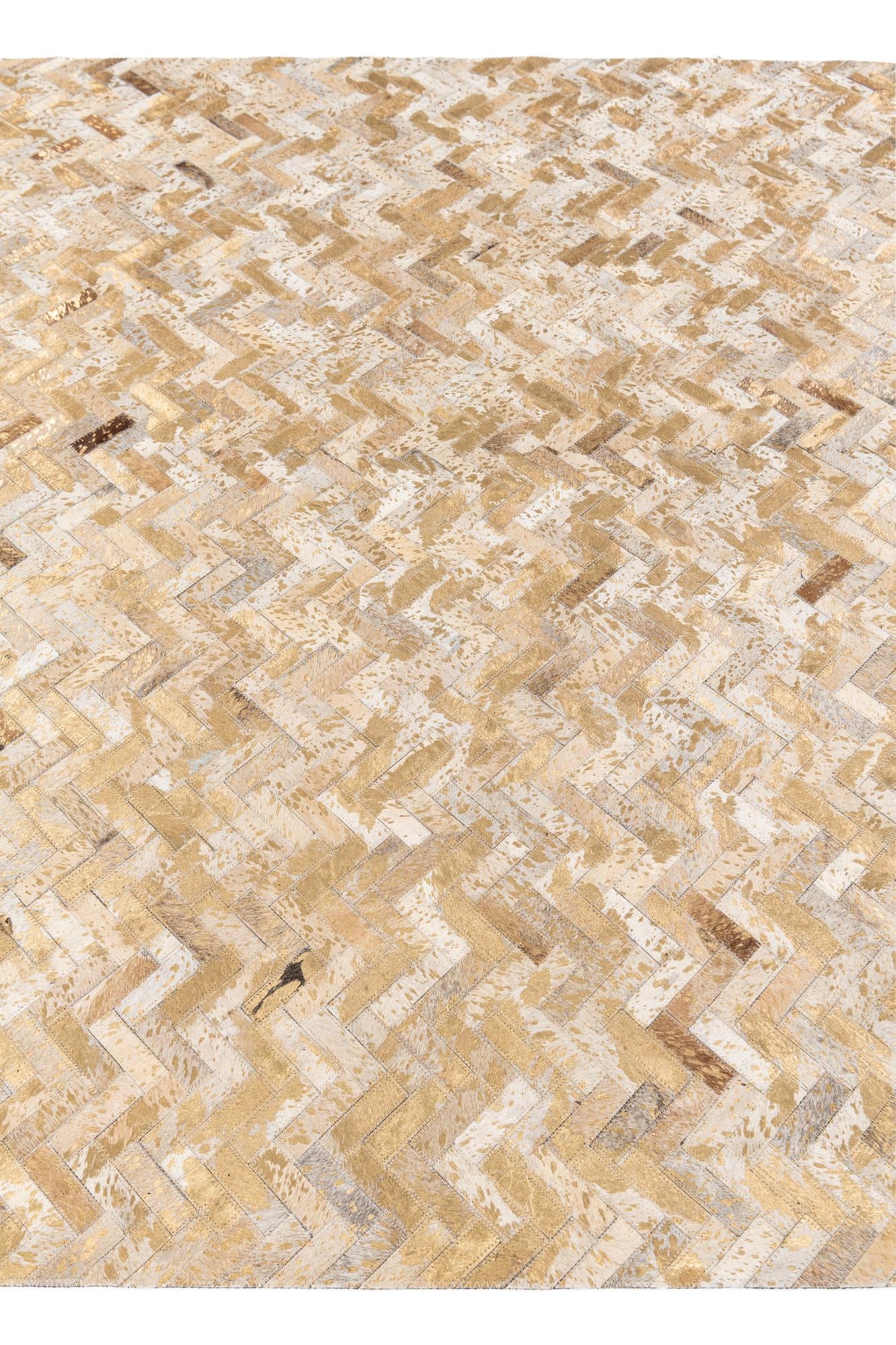 5' 5 x 7' 6 Cowhide Stocks Rug