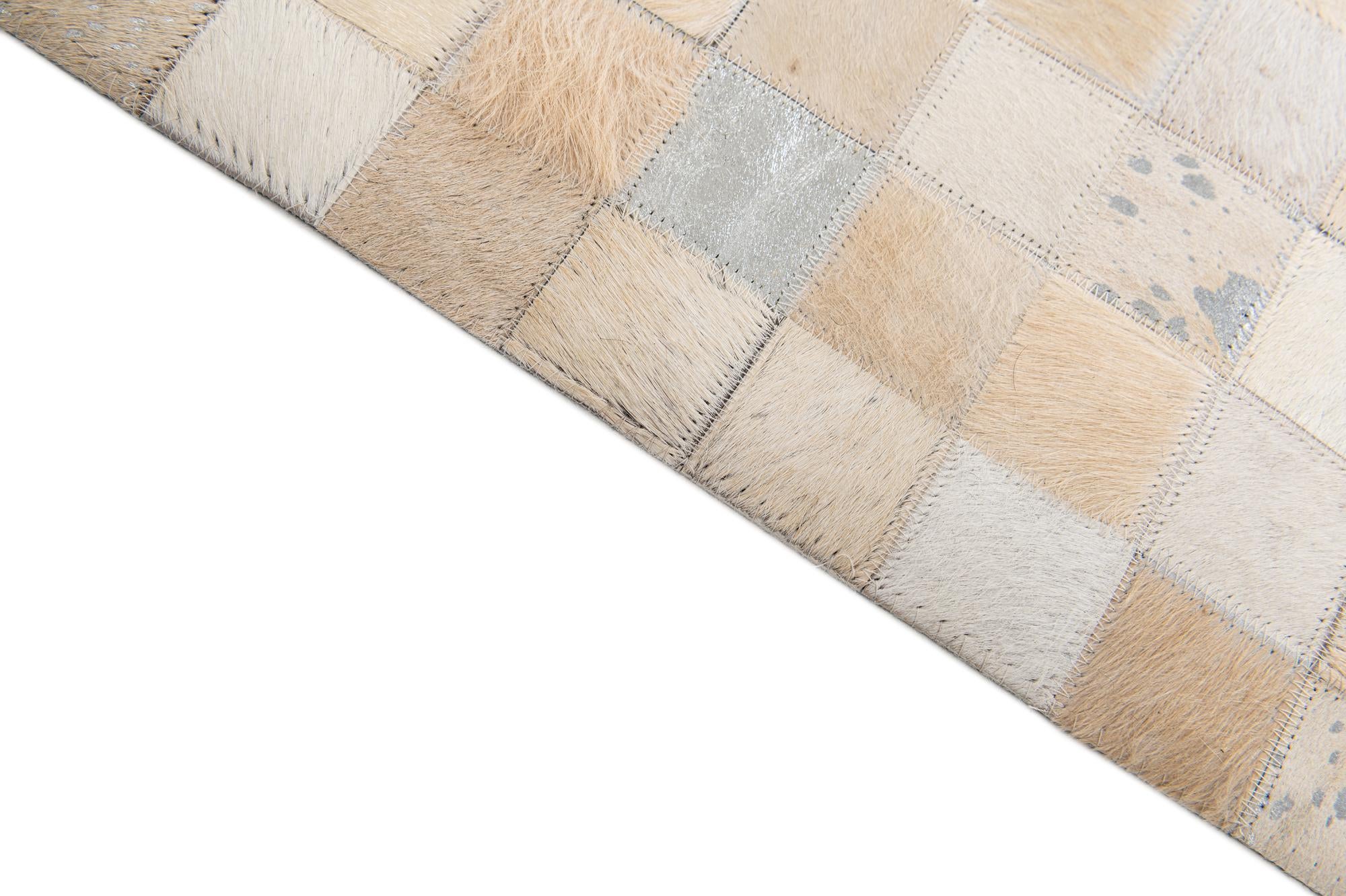 8' 1 x 9' 10 Cowhide Stocks Rug