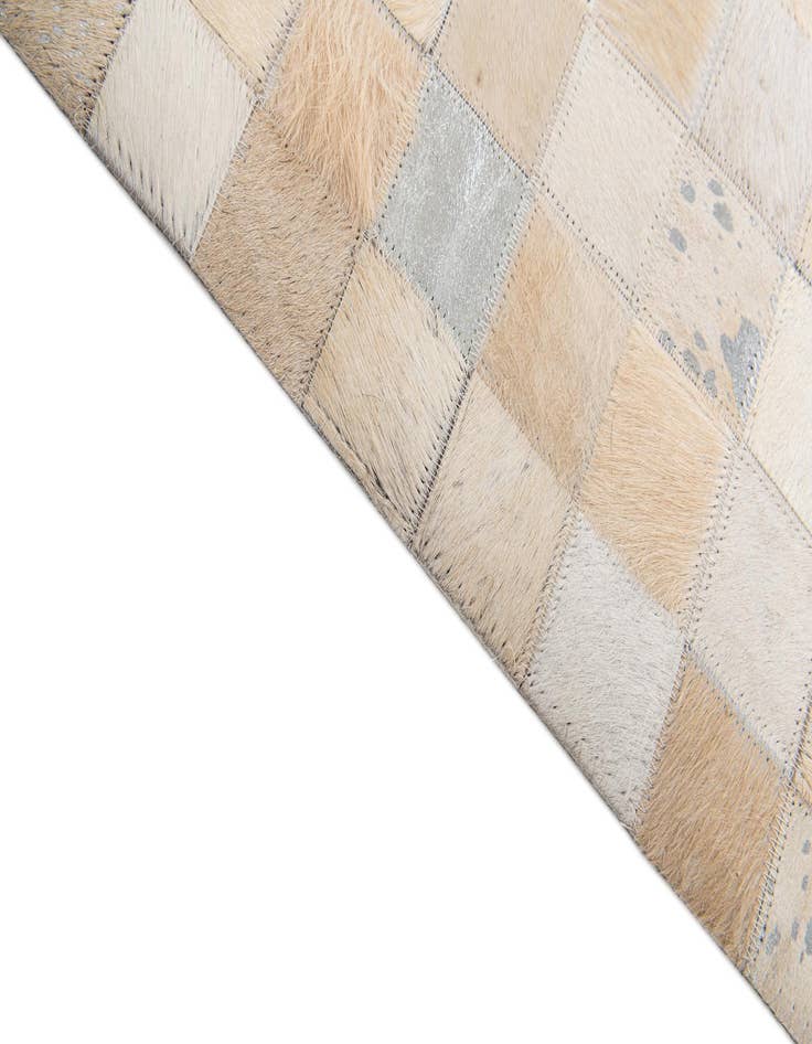Detail image of 8' 1 x 9' 10 Cowhide Stocks Rug
