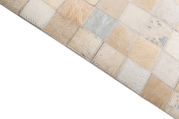 Detail image of 8' 1 x 9' 10 Cowhide Stocks Rug