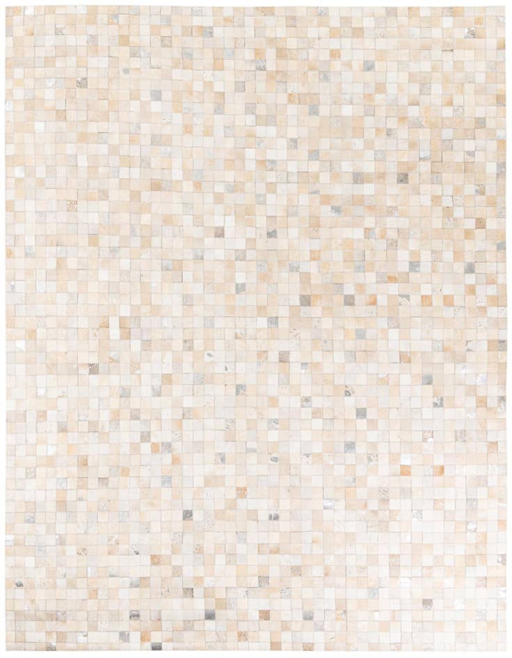 Detail image of 8' 1 x 9' 10 Cowhide Stocks Rug