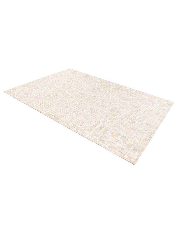 Detail image of 5' 3 x 7' 5 Cowhide Stocks Rug