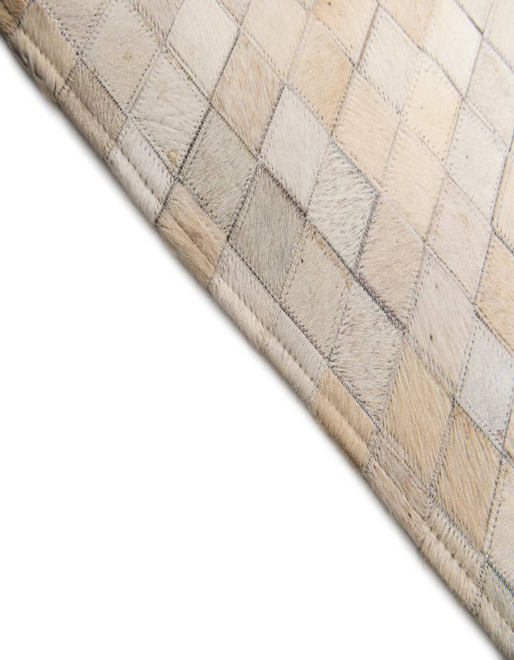 Detail image of 5' 3 x 7' 5 Cowhide Stocks Rug